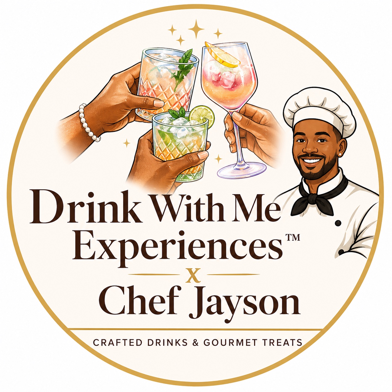 Drink With Me Experiences™ x Chef Jayson logo